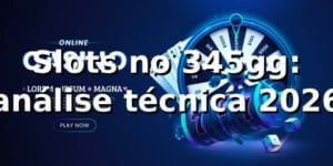 Slots no 345gg: análise técnica 2026 🎰
